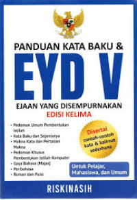 Image of Panduan Kata Baku & EYD V Ejaan Yang Disempurnakan Edisi Kelima